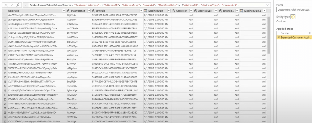 20 resulting merged table