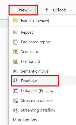 3 select dataflow option