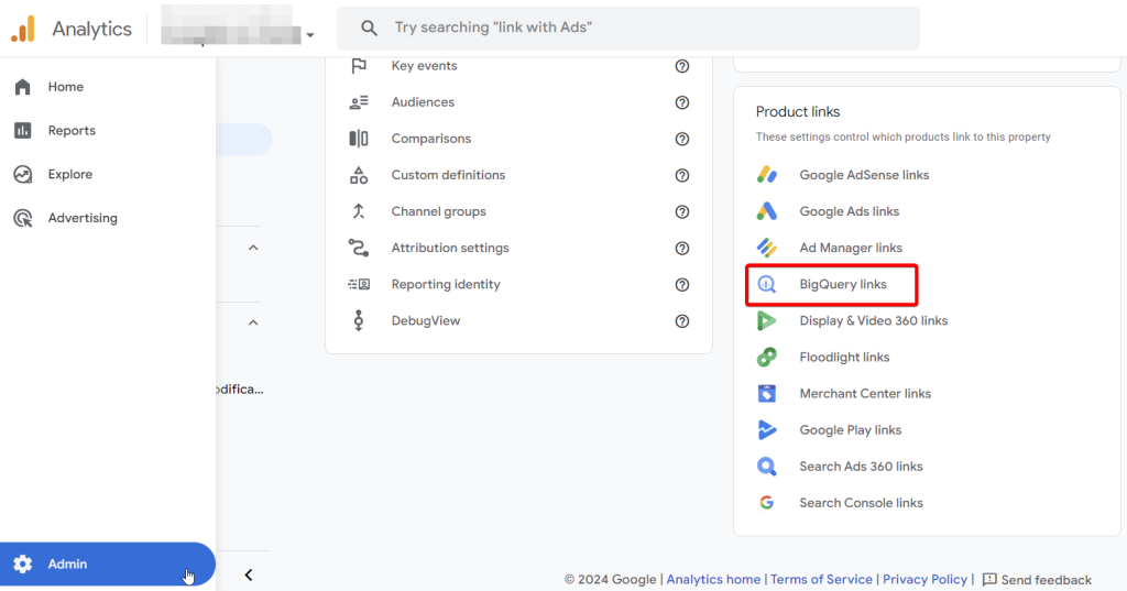 4.bigquery links