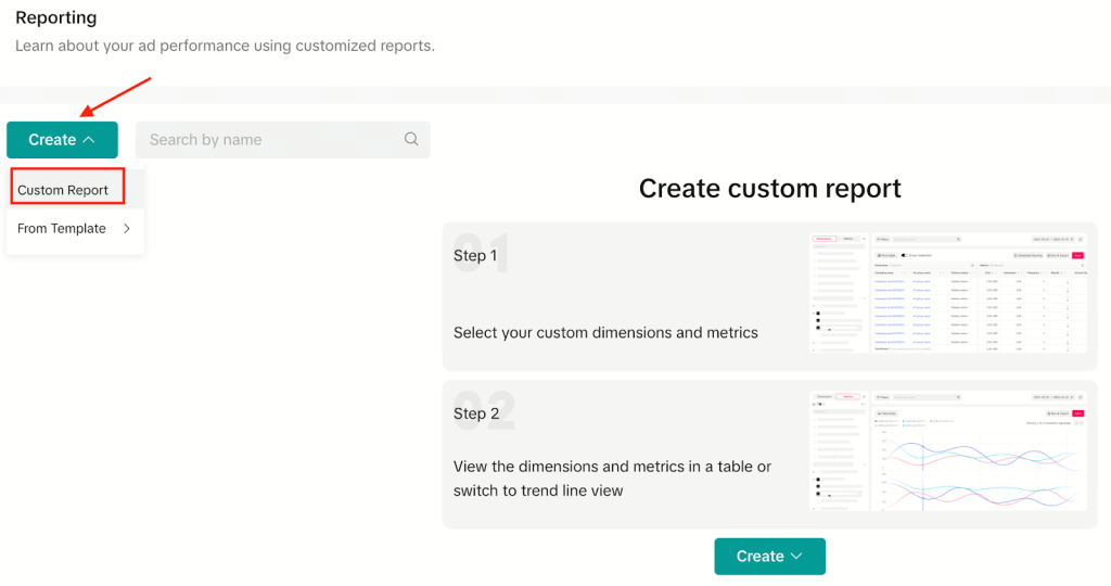 8 create custom report