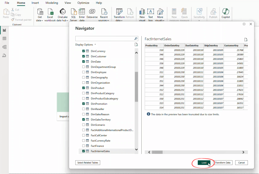 Figure 2.2. Loading the data