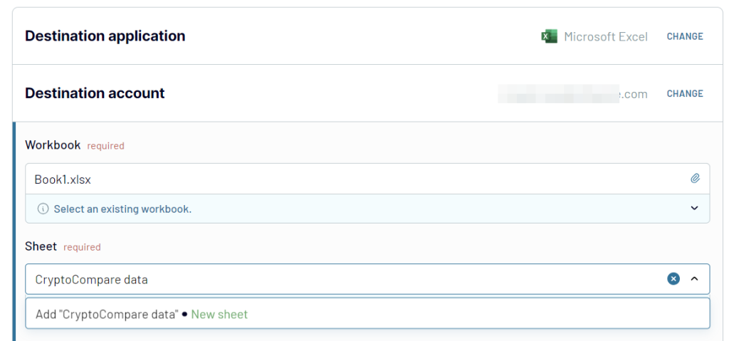 api to excel destination