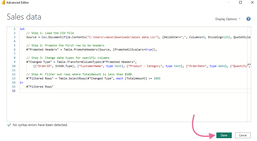 20 power query m code