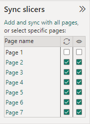 20 select pages to sync