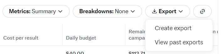 4.2. native twitter ads dashboard