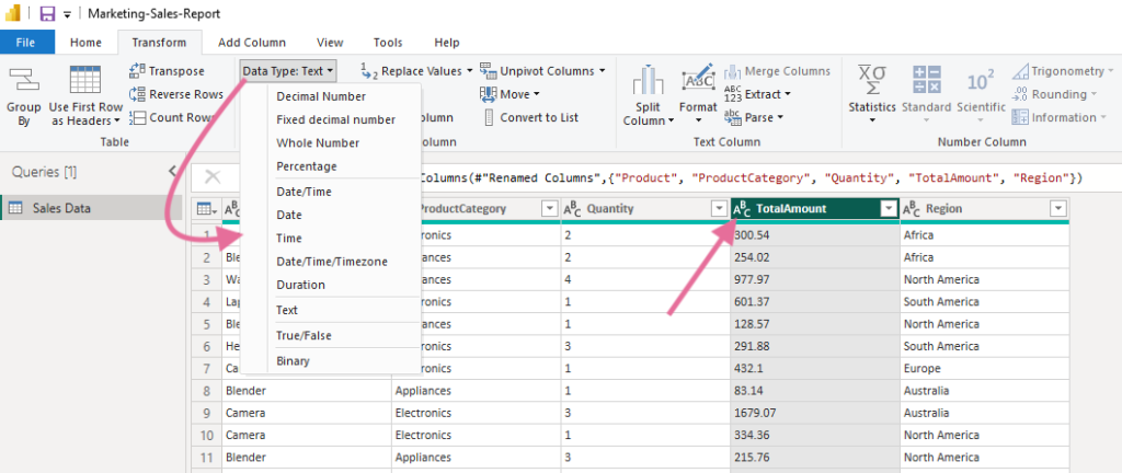 6 change data type power bi