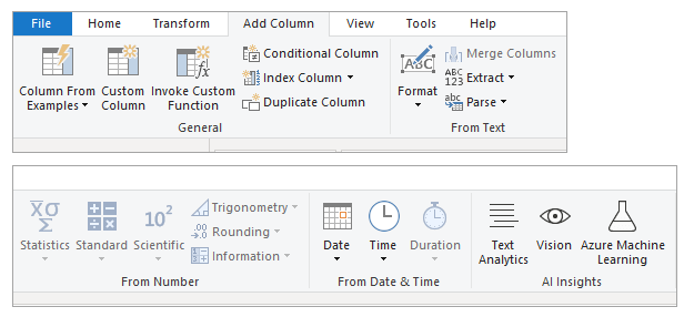 Figure 2.10. The Add Column tab