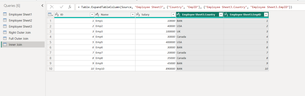 inner join merge table