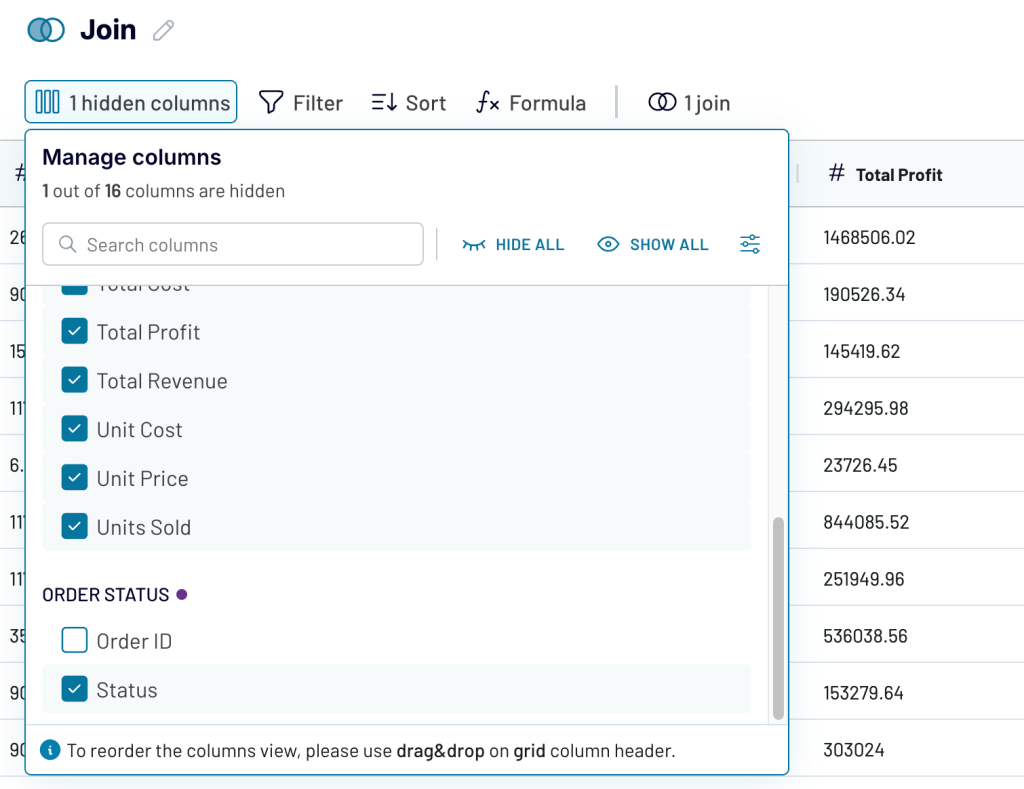 14 manage columns in coupler