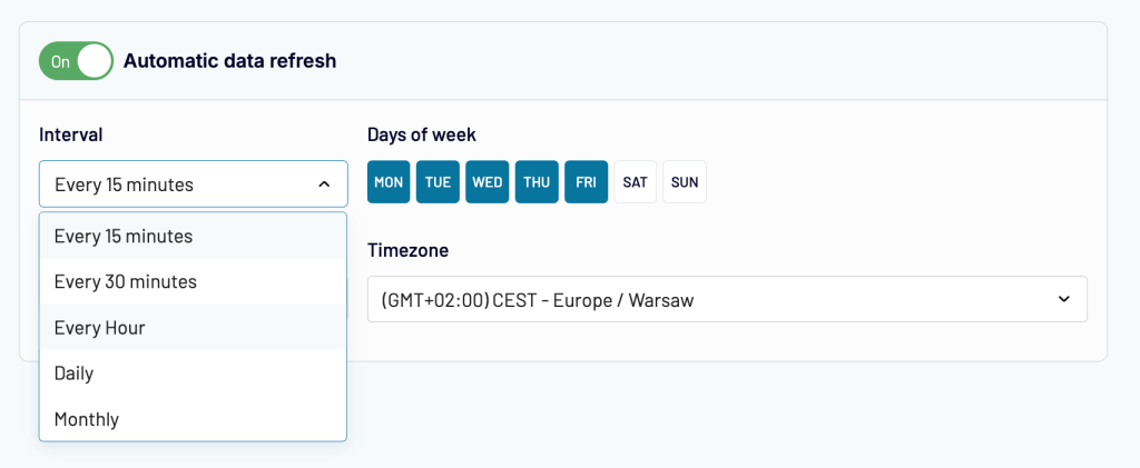 18. Schedule updates