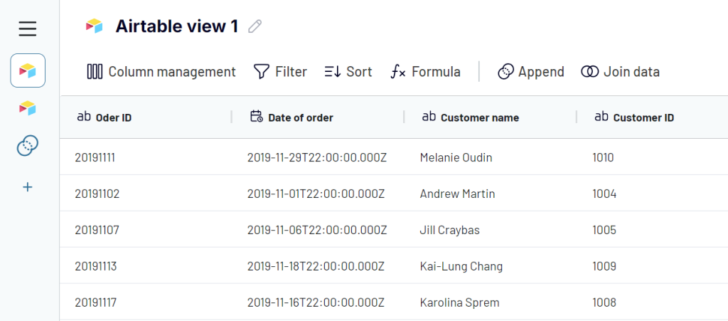 step 3 of coupler.io method for connecting airtable to tableau