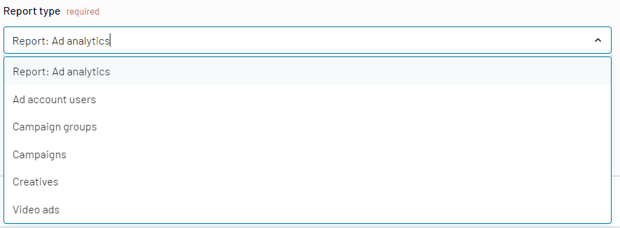 1 Report settings in Data sources tab