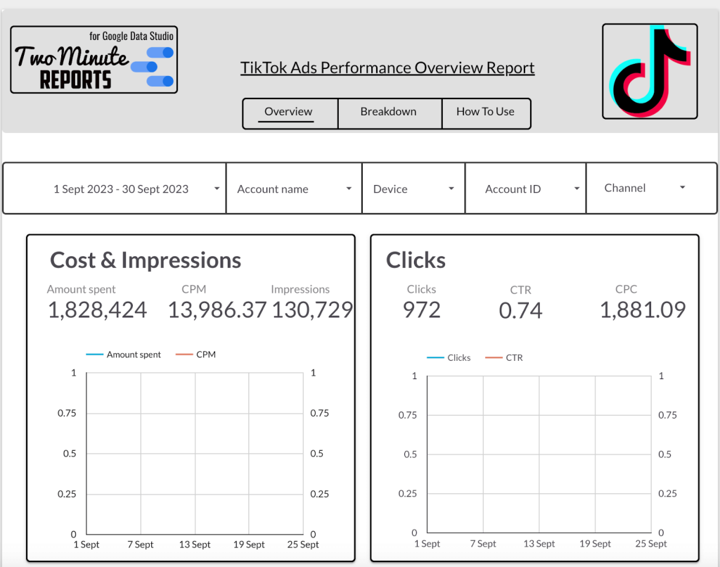 TikTok Ads performance overview