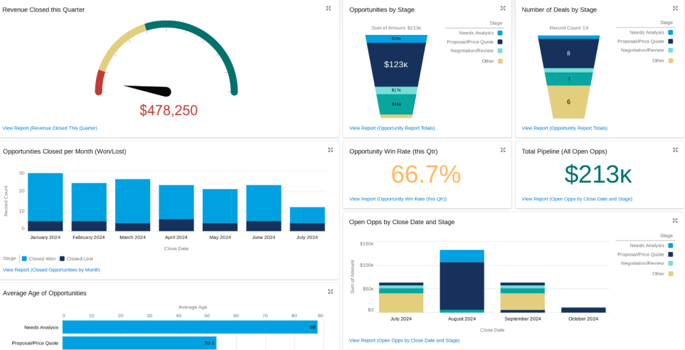 Lead dashboard salesforce cloudamp