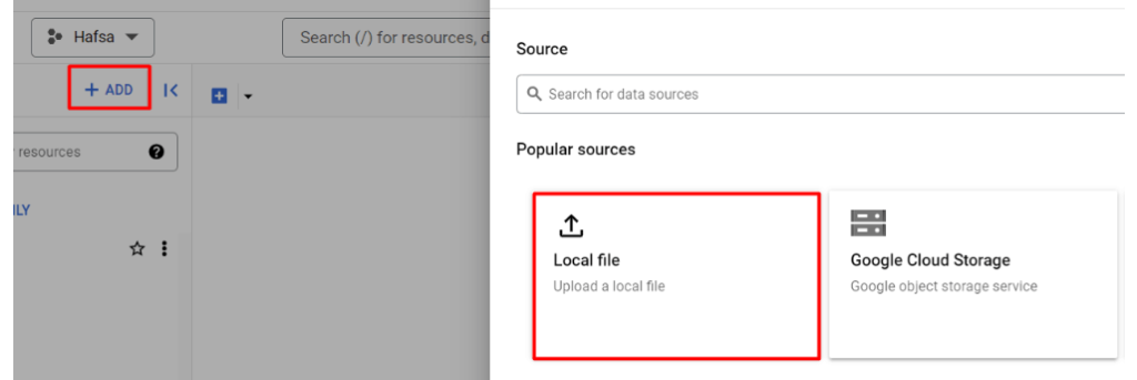 15 choose local file