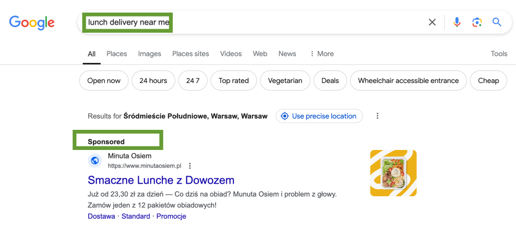 2. Search engine ads