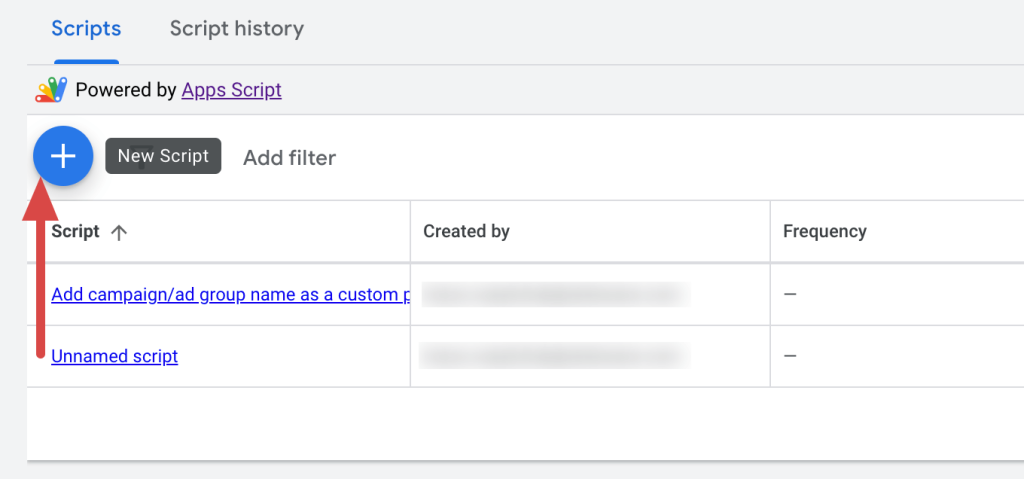 21. Adding a new script in Google Ads