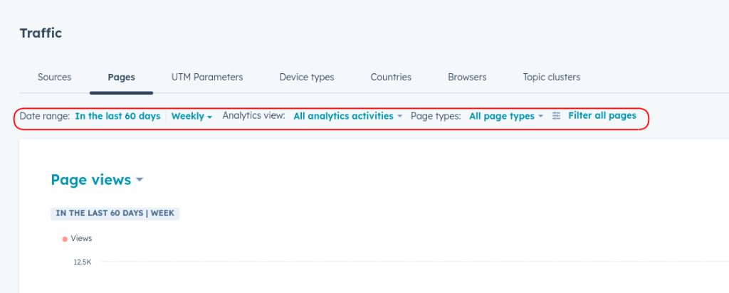 7.traffic analytics filters