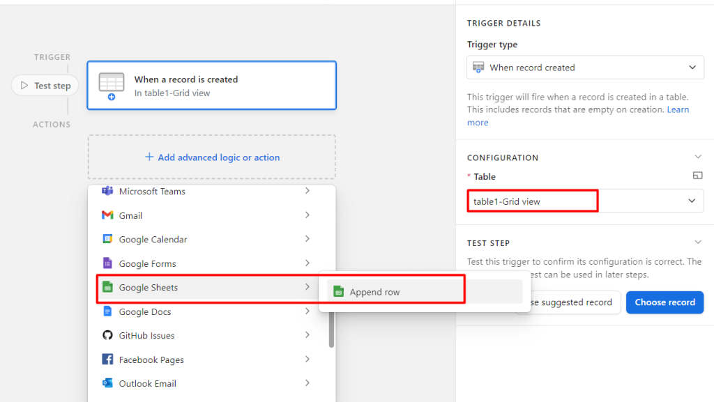 9 click on append now