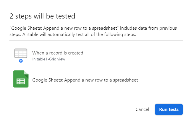 10 run tests