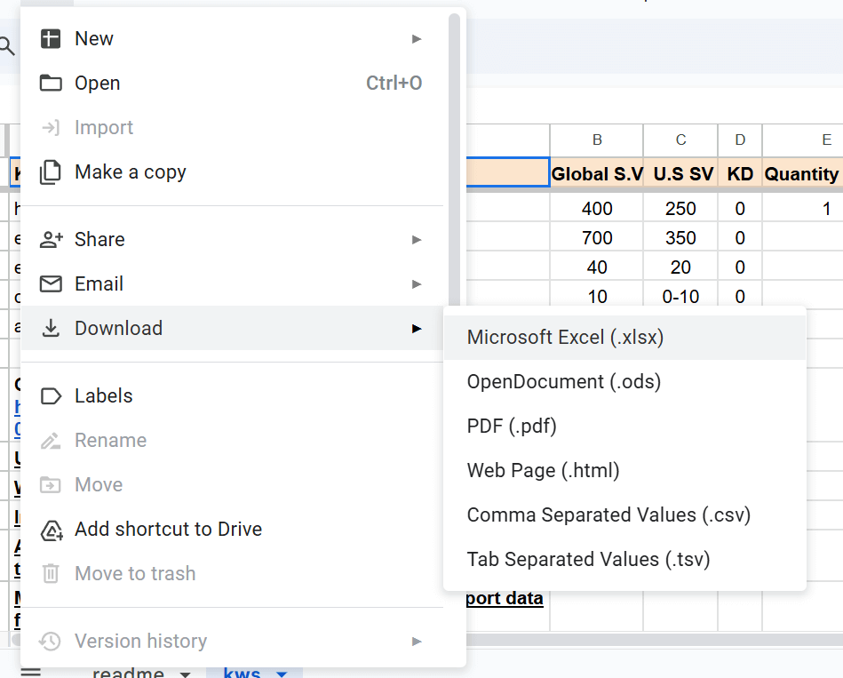12 upload google sheet to excel