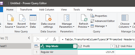 17 Query editor in Power BI