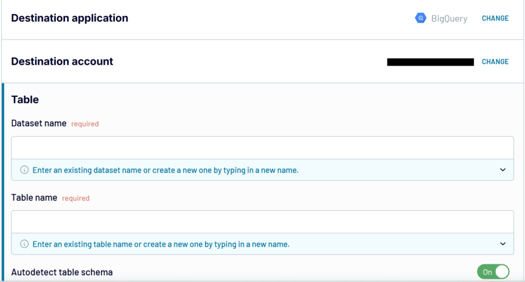 4 destination dataset