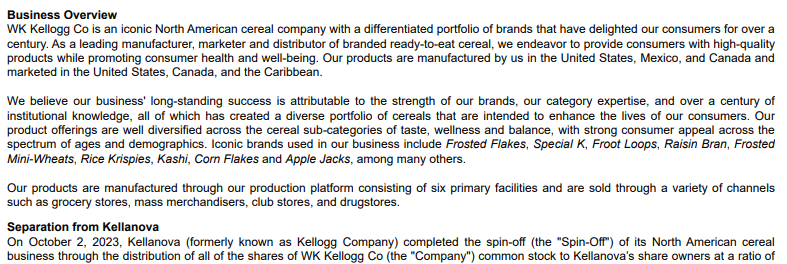 6 Kellog MD&A statement fin reporting