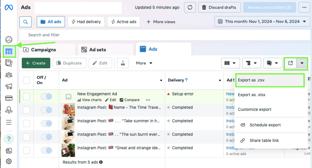 7 CampaignsData