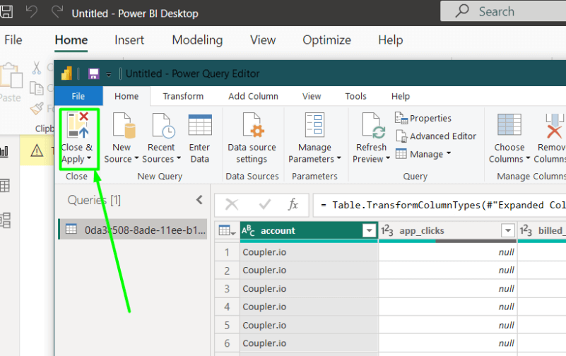 8 Report setup in Power BI