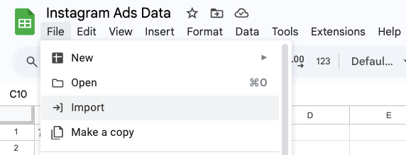 8 GoogleSheets Import
