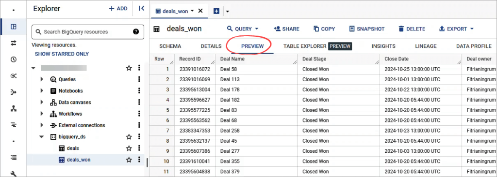 Figure 2.6. Previewing the result