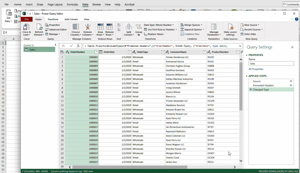 Figure 5.3.2. The Power Query Editor