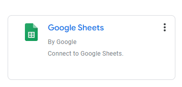 11 Google Sheets connector