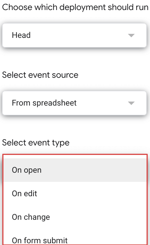 Triggered automation with Apps Script