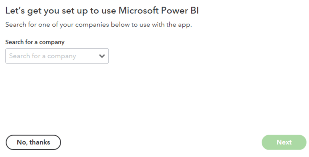 select company quickbooks