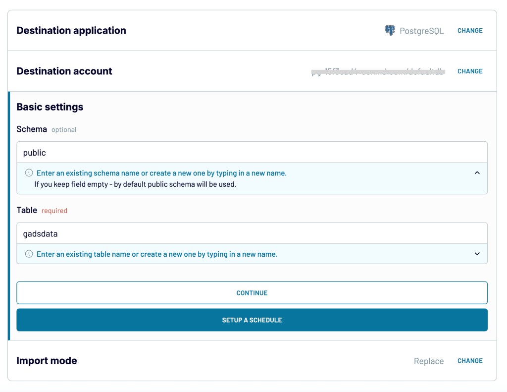 connect google ads to postgresql