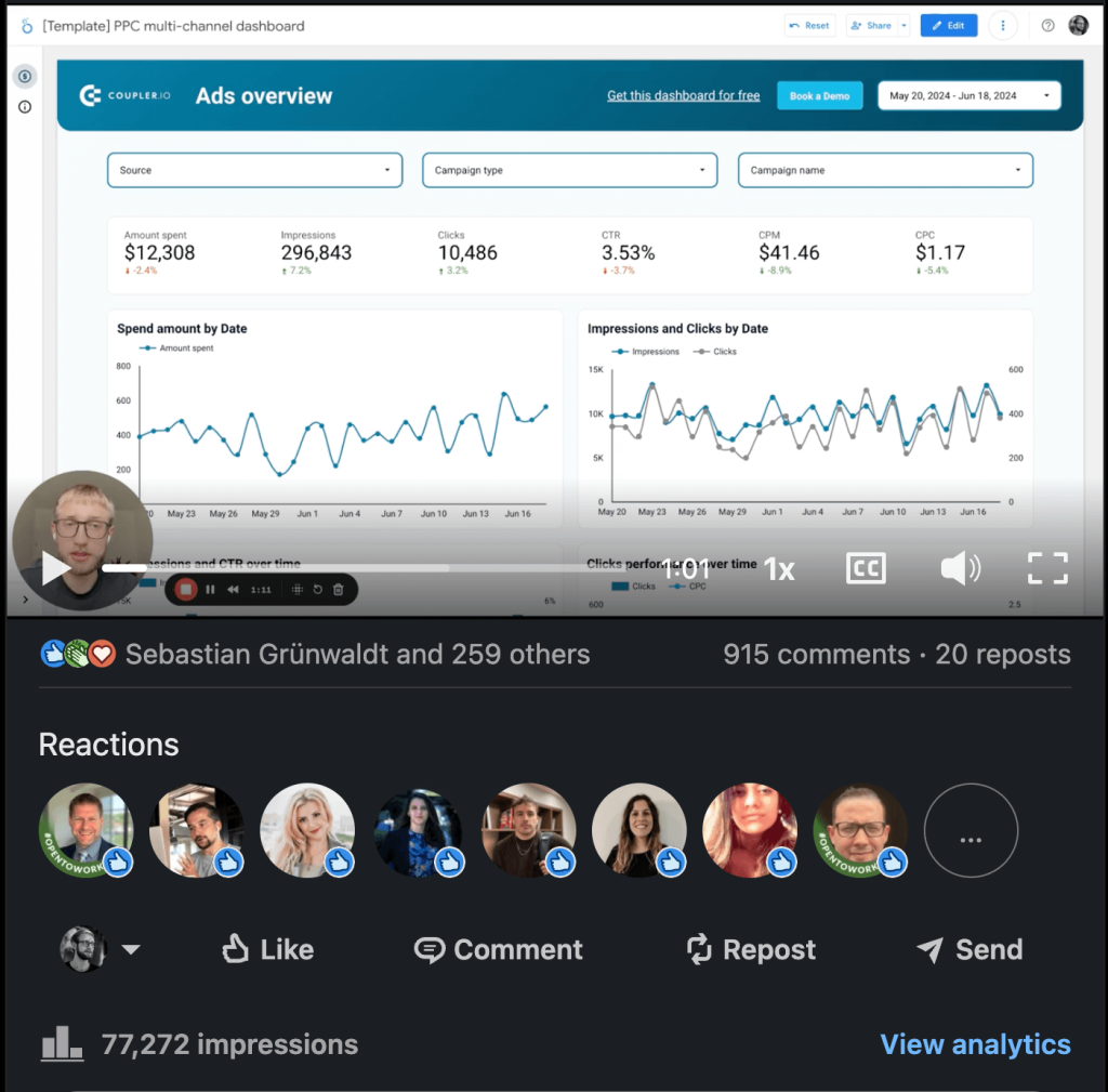 5 coupler linkedin in post