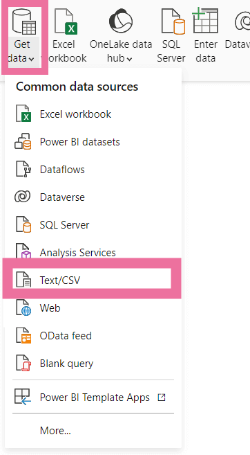 6 get data from csv to power bi