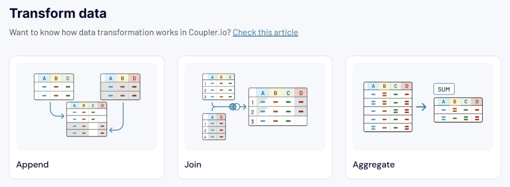 data join and aggregation