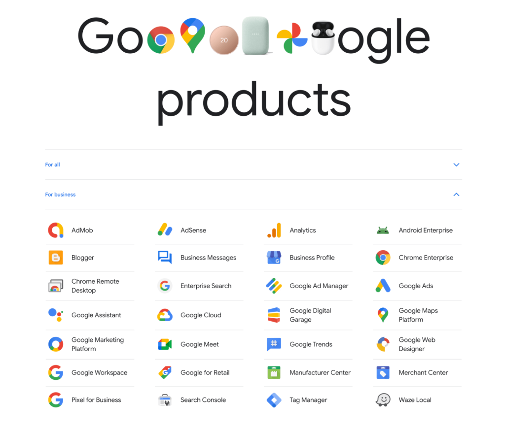 google products