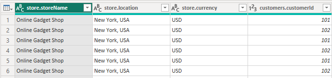 preview in power query
