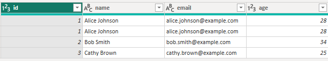 power query preview
