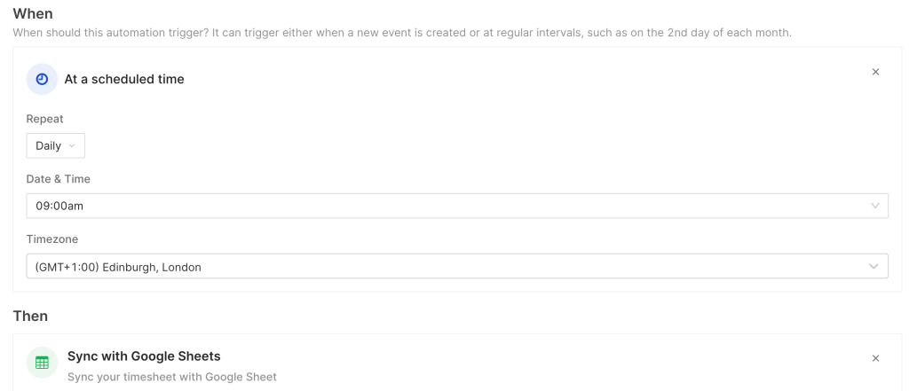 16. Exporting data from Google Calendar into Google Sheets with TimeTackle