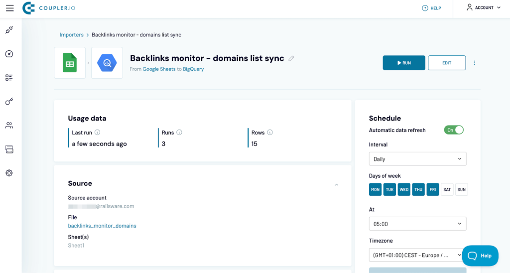 coupler.io importer