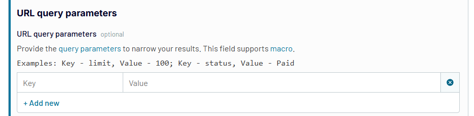 query parameter