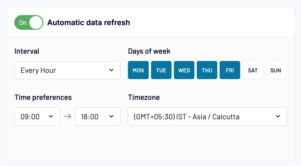 auto export data from json to tableau