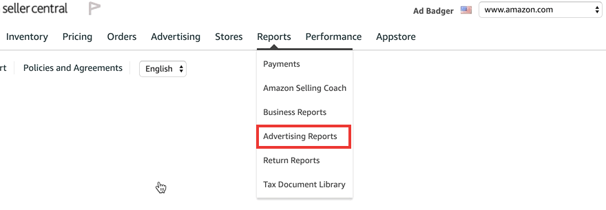 amazon ads advertising report