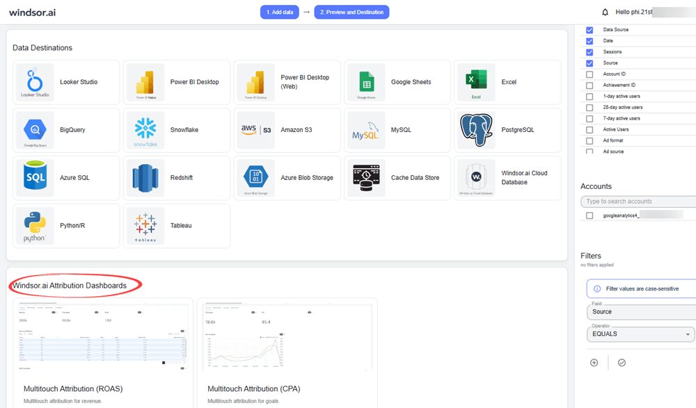 Figure 2.2. Windsor.ai UI