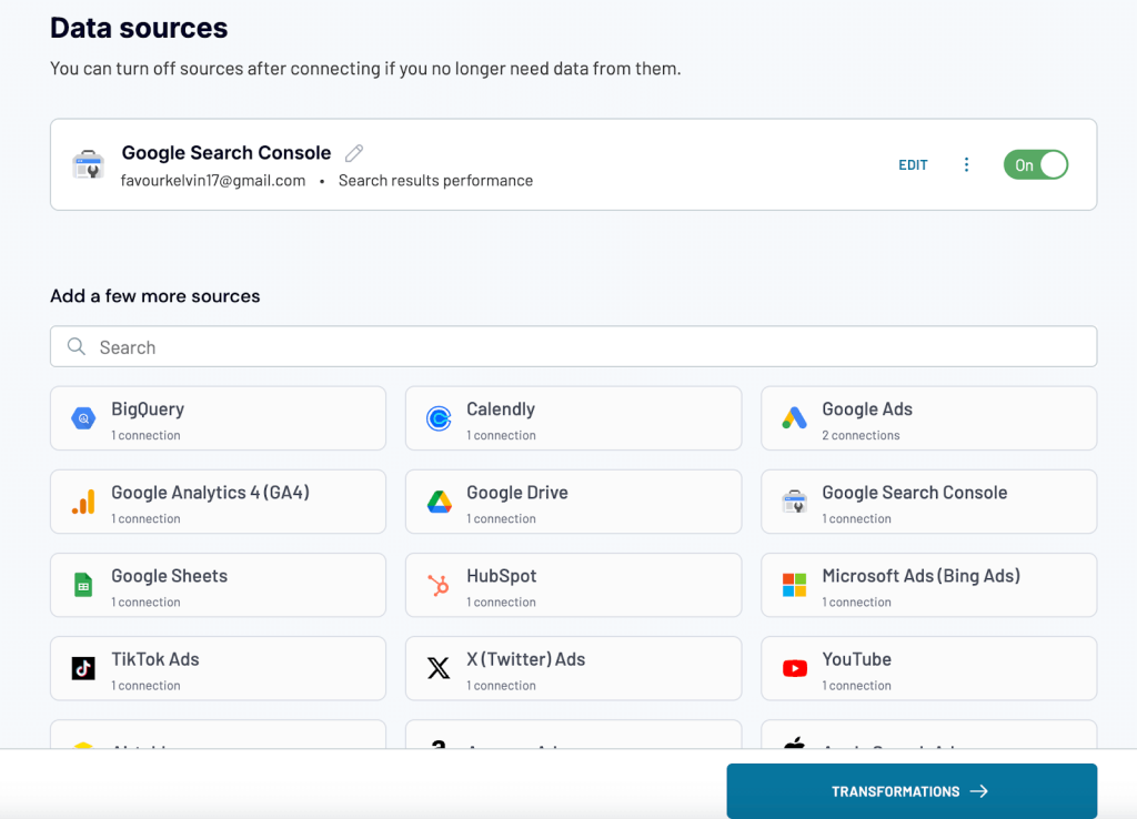 add more sources